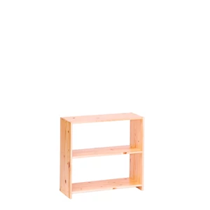 291 termék, natúr borovi fenyő polcos elem 3 polccal, 80 cm széles és 76 cm magas