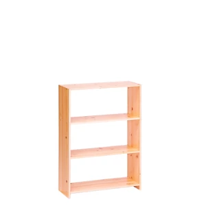 292 termék, natúr borovi fenyő polcos elem 4 polccal, 80 cm széles és 110 cm magas