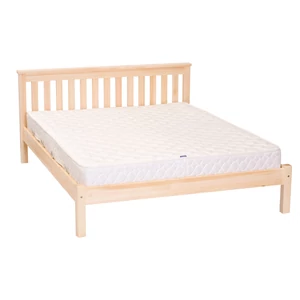 346 termék, fenyő franciaágy, natúr borovi fenyő ágy, 160x200-as fekvőfelülettel, fix kivitel