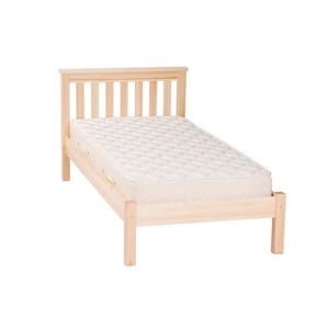 349 termék, fenyő heverő, natúr borovi fenyő ágy, 90x200-as fekvőfelülettel, fix kivitel