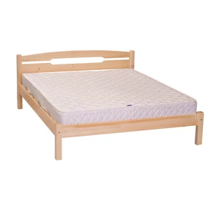 368 termék, fenyő franciaágy, natúr borovi fenyő ágy, 180x200-as fekvőfelülettel, fix kivitel