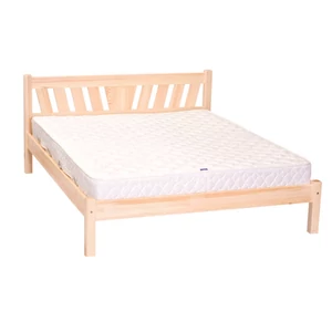 388 termék, fenyő franciaágy, natúr borovi fenyő ágy, 180x200-as fekvőfelülettel, fix kivitel