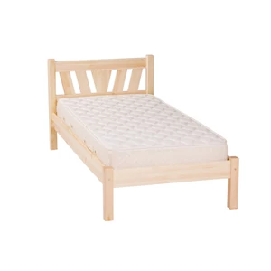 389 termék, fenyő heverő, natúr borovi fenyő ágy, 90x200-as fekvőfelülettel, fix kivitel