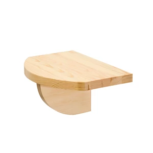 400 termék, natúr borovi fenyő, éjjeliszekrényként használható könyvtartó konzol